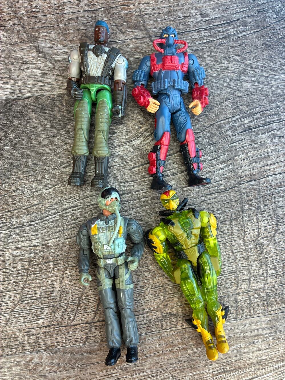 GI Joe Figures Moray, Heavy Duty, Electric EEL, Fighter Pilot